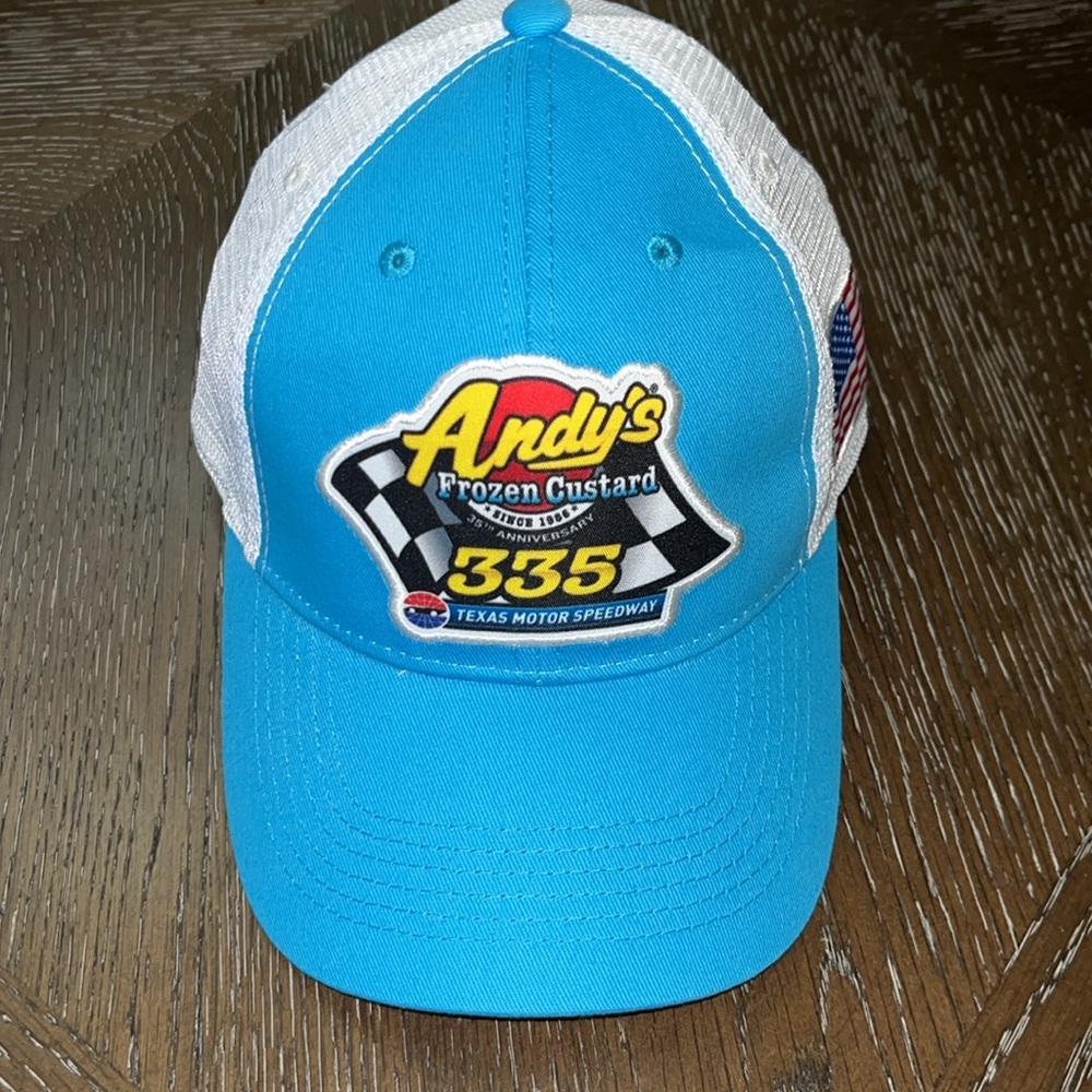 NASCAR TX Motor Speedway 35th Andy’s Frozen 335 Custard baseball cap hat